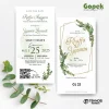 UNDANGAN PERNIKAHAN AESTHETIC GOPEK LITE COLOUR - GOPEK LITE 23