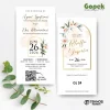 UNDANGAN PERNIKAHAN AESTHETIC GOPEK LITE COLOUR - GOPEK LITE 24