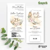 UNDANGAN PERNIKAHAN AESTHETIC GOPEK LITE COLOUR - GOPEK LITE 28