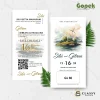 UNDANGAN PERNIKAHAN AESTHETIC GOPEK LITE COLOUR - GOPEK LITE 30