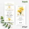 UNDANGAN PERNIKAHAN AESTHETIC GOPEK LITE COLOUR - GOPEK LITE 35