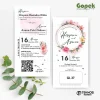UNDANGAN PERNIKAHAN AESTHETIC GOPEK LITE COLOUR - GOPEK LITE 37