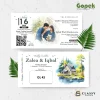 UNDANGAN PERNIKAHAN AESTHETIC GOPEK LITE COLOUR - GOPEK LITE 43
