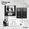 UNDANGAN NIKAH MENGKILAP MURAH ELEGAN - UNDANGAN PERNIKAHAN GLOSSY BW THREE - GLOSSY BW THREE 18