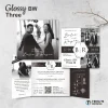 UNDANGAN NIKAH MENGKILAP MURAH ELEGAN - UNDANGAN PERNIKAHAN GLOSSY BW THREE - GLOSSY BW THREE 20