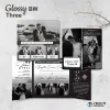 UNDANGAN NIKAH MENGKILAP MURAH ELEGAN - UNDANGAN PERNIKAHAN GLOSSY BW THREE - GLOSSY BW THREE 28