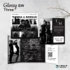 UNDANGAN NIKAH MENGKILAP MURAH ELEGAN - UNDANGAN PERNIKAHAN GLOSSY BW THREE - GLOSSY BW THREE 34