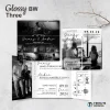 UNDANGAN NIKAH MENGKILAP MURAH ELEGAN - UNDANGAN PERNIKAHAN GLOSSY BW THREE - GLOSSY BW THREE 43