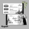 UNDANGAN MINIMALIS HITAM PUTIH - UNDANGAN GOPEK BW SERI 2 - GOPEK BW 55