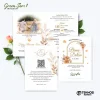 UNDANGAN PERNIKAHAN MURAH - UNDANGAN NIKAH BORDERLESS - UNDANGAN FULLCOLOR GREEN - GREEN 06