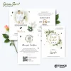 UNDANGAN PERNIKAHAN MURAH - UNDANGAN NIKAH BORDERLESS - UNDANGAN FULLCOLOR GREEN - GREEN 11