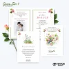 UNDANGAN PERNIKAHAN MURAH - UNDANGAN NIKAH BORDERLESS - UNDANGAN FULLCOLOR GREEN - GREEN 13