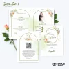 UNDANGAN PERNIKAHAN MURAH - UNDANGAN NIKAH BORDERLESS - UNDANGAN FULLCOLOR GREEN - GREEN 14