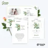 UNDANGAN PERNIKAHAN MURAH - UNDANGAN NIKAH BORDERLESS - UNDANGAN FULLCOLOR GREEN - GREEN 19