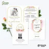 UNDANGAN PERNIKAHAN MURAH - UNDANGAN NIKAH BORDERLESS - UNDANGAN FULLCOLOR GREEN - GREEN 20