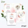 UNDANGAN PERNIKAHAN MURAH - UNDANGAN NIKAH BORDERLESS - UNDANGAN FULLCOLOR GREEN - GREEN 22