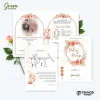 UNDANGAN PERNIKAHAN MURAH - UNDANGAN NIKAH BORDERLESS - UNDANGAN FULLCOLOR GREEN - GREEN 23