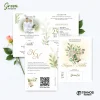 UNDANGAN PERNIKAHAN MURAH - UNDANGAN NIKAH BORDERLESS - UNDANGAN FULLCOLOR GREEN - GREEN 24