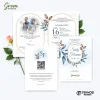 UNDANGAN PERNIKAHAN MURAH - UNDANGAN NIKAH BORDERLESS - UNDANGAN FULLCOLOR GREEN - GREEN 26