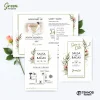 UNDANGAN PERNIKAHAN MURAH - UNDANGAN NIKAH BORDERLESS - UNDANGAN FULLCOLOR GREEN - GREEN 27