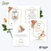 UNDANGAN PERNIKAHAN MURAH - UNDANGAN NIKAH BORDERLESS - UNDANGAN FULLCOLOR GREEN - GREEN 30