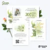 UNDANGAN PERNIKAHAN MURAH - UNDANGAN NIKAH BORDERLESS - UNDANGAN FULLCOLOR GREEN - GREEN 31