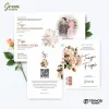 UNDANGAN PERNIKAHAN MURAH - UNDANGAN NIKAH BORDERLESS - UNDANGAN FULLCOLOR GREEN - GREEN 32