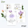 UNDANGAN PERNIKAHAN MURAH - UNDANGAN NIKAH BORDERLESS - UNDANGAN FULLCOLOR GREEN - GREEN 35