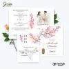 UNDANGAN PERNIKAHAN MURAH - UNDANGAN NIKAH BORDERLESS - UNDANGAN FULLCOLOR GREEN - GREEN 36