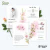 UNDANGAN PERNIKAHAN MURAH - UNDANGAN NIKAH BORDERLESS - UNDANGAN FULLCOLOR GREEN - GREEN 39