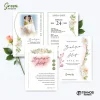 UNDANGAN PERNIKAHAN MURAH - UNDANGAN NIKAH BORDERLESS - UNDANGAN FULLCOLOR GREEN - GREEN 41