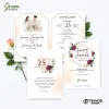 UNDANGAN PERNIKAHAN MURAH - UNDANGAN NIKAH BORDERLESS - UNDANGAN FULLCOLOR GREEN - GREEN 42