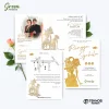 UNDANGAN PERNIKAHAN MURAH - UNDANGAN NIKAH BORDERLESS - UNDANGAN FULLCOLOR GREEN - GREEN 46