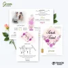 UNDANGAN PERNIKAHAN MURAH - UNDANGAN NIKAH BORDERLESS - UNDANGAN FULLCOLOR GREEN - GREEN 48