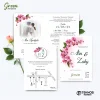 UNDANGAN PERNIKAHAN MURAH - UNDANGAN NIKAH BORDERLESS - UNDANGAN FULLCOLOR GREEN - GREEN 49