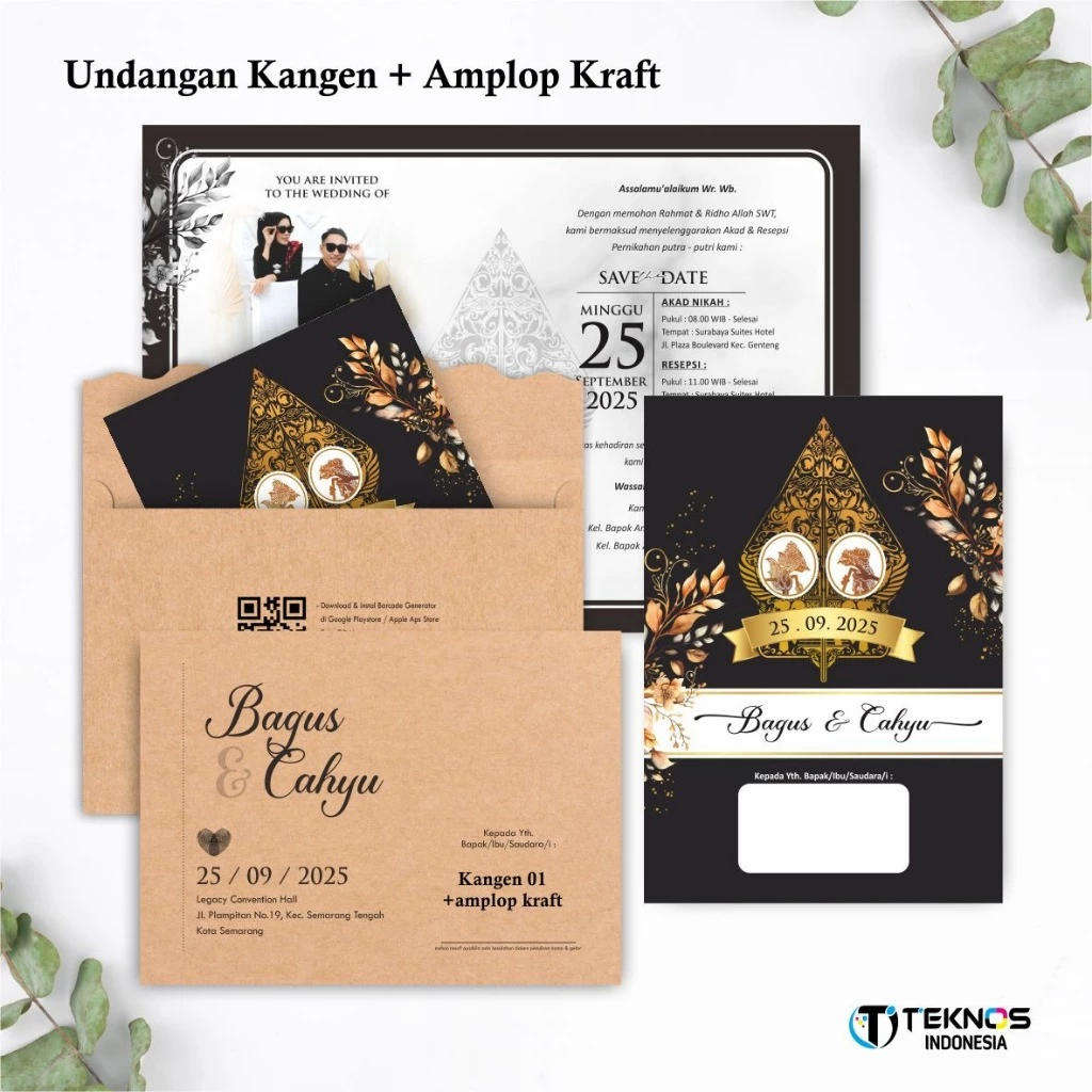 UNDANGAN PERNIKAHAN AMPLOP AESTHETIC - UNDANGAN NIKAH AMPLOP KASIH - UNDANGAN AMPLOP KEKINIAN - Gambar 23