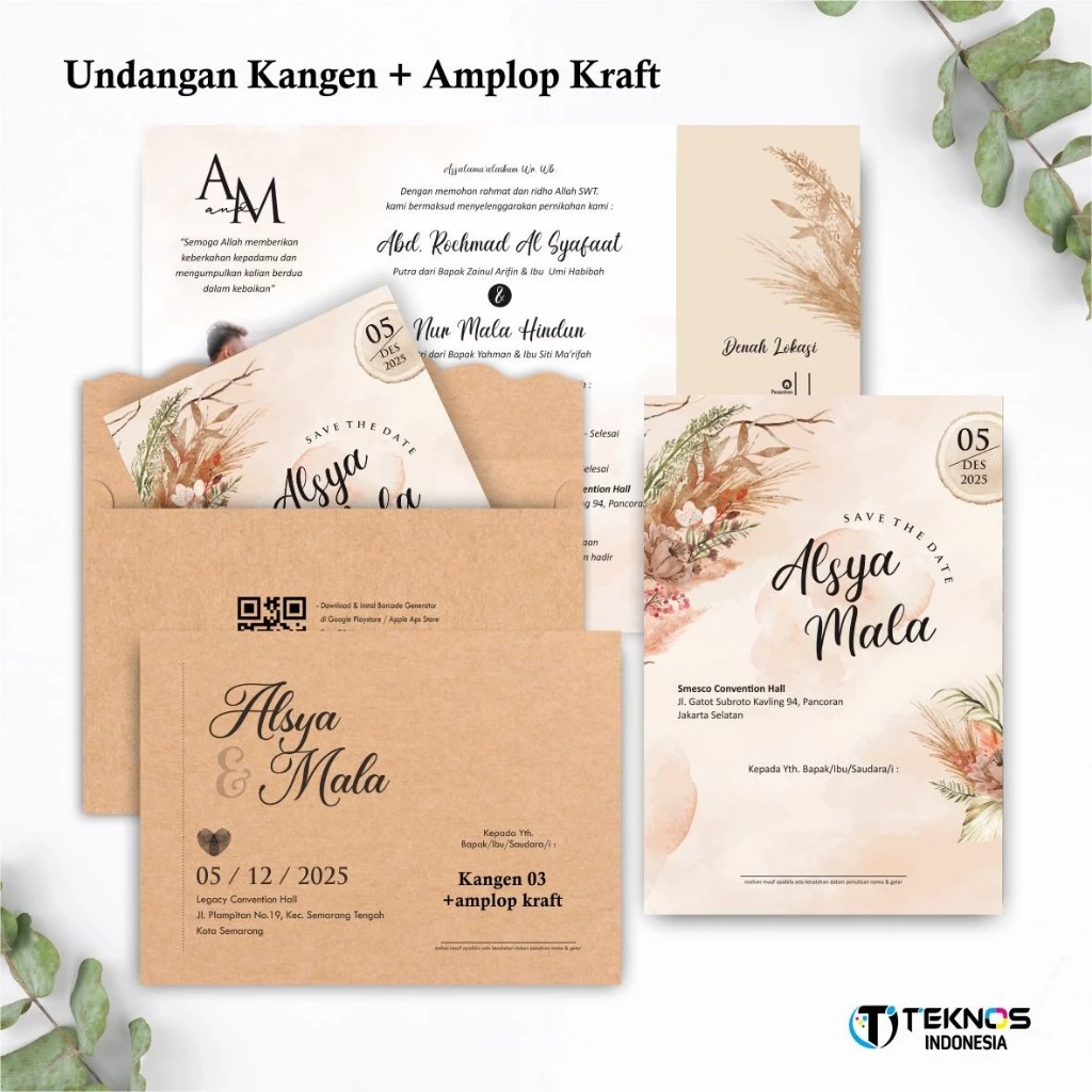 UNDANGAN PERNIKAHAN AMPLOP AESTHETIC - UNDANGAN NIKAH AMPLOP KASIH - UNDANGAN AMPLOP KEKINIAN - Gambar 25