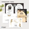 UNDANGAN PERNIKAHAN AMPLOP AESTHETIC - UNDANGAN NIKAH AMPLOP KASIH - UNDANGAN AMPLOP KEKINIAN - KASIH 01 + AMPLOP BC