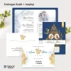 UNDANGAN PERNIKAHAN AMPLOP AESTHETIC - UNDANGAN NIKAH AMPLOP KASIH - UNDANGAN AMPLOP KEKINIAN - KASIH 03 + AMPLOP BC