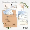 UNDANGAN PERNIKAHAN AMPLOP AESTHETIC - UNDANGAN NIKAH AMPLOP KASIH - UNDANGAN AMPLOP KEKINIAN - KASIH 05 + A. KRAFT