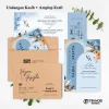 UNDANGAN PERNIKAHAN AMPLOP AESTHETIC - UNDANGAN NIKAH AMPLOP KASIH - UNDANGAN AMPLOP KEKINIAN - KASIH 11 + A. KRAFT