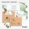 UNDANGAN PERNIKAHAN AMPLOP AESTHETIC - UNDANGAN NIKAH AMPLOP KASIH - UNDANGAN AMPLOP KEKINIAN - KASIH 12 + A. KRAFT