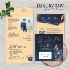 UNDANGAN PERNIKAHAN GLOSSY FULL COLOUR ELEGANT - LUXURY ENVELOPE INVITATION - LUXURY ENV 05