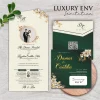 UNDANGAN PERNIKAHAN GLOSSY FULL COLOUR ELEGANT - LUXURY ENVELOPE INVITATION - LUXURY ENV 07