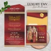 UNDANGAN PERNIKAHAN GLOSSY FULL COLOUR ELEGANT - LUXURY ENVELOPE INVITATION - LUXURY ENV 08