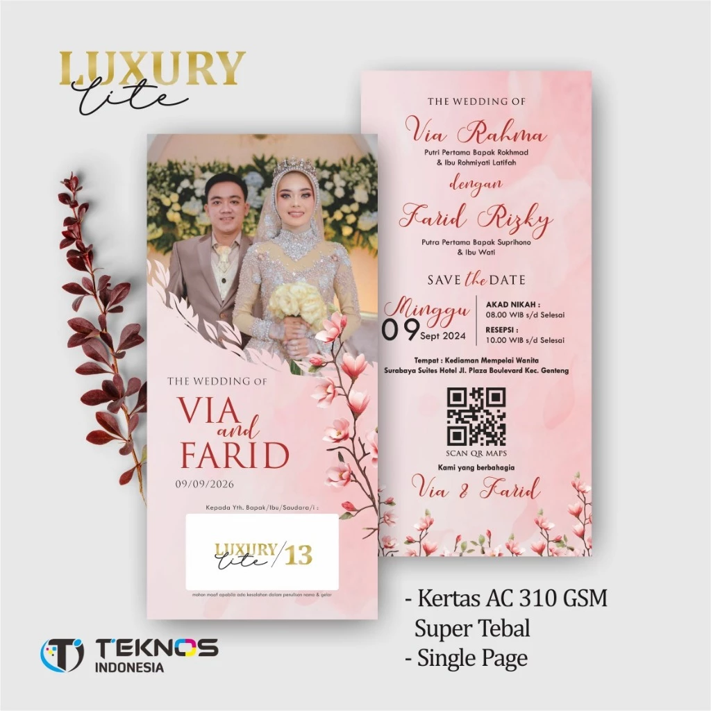 UNDANGAN PERNIKAHAN ELEGANT CUSTOM COLOUR - UNDANGAN PERNIKAHAN AESTHETIC LUXURY LITE - Gambar 14