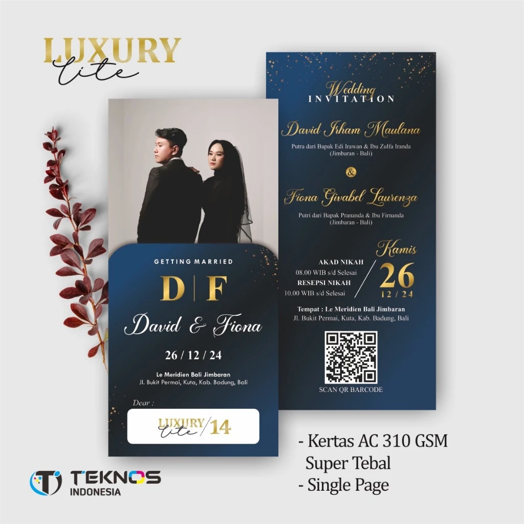 UNDANGAN PERNIKAHAN ELEGANT CUSTOM COLOUR - UNDANGAN PERNIKAHAN AESTHETIC LUXURY LITE - Gambar 15