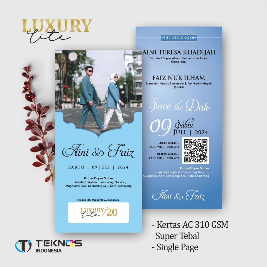 UNDANGAN PERNIKAHAN ELEGANT CUSTOM COLOUR - UNDANGAN PERNIKAHAN AESTHETIC LUXURY LITE - Gambar 21