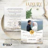 UNDANGAN NIKAH SIMPLE FOTO - WEDDING INVITATION LUXURY SINGLE PAGE - LUXURY SP 05