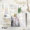 UNDANGAN NIKAH SIMPLE FOTO - WEDDING INVITATION LUXURY SINGLE PAGE - LUXURY SP 07